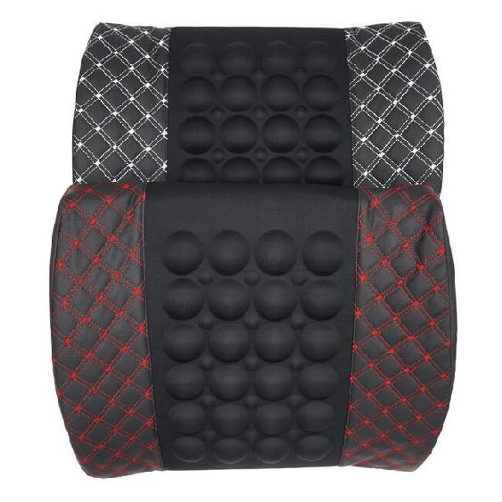

12V 30*34*10CM Car Massage Lumbar Cushion Car Electric Massage Cushion Car Seat Back Cushion Waist
