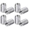 4Pcs Car Tire Valve Stems Cap Knurling Style Tire Valve Cap Aluminum Tire Wheel Stem Air Valve Cap Car Universal Accessories Valve Stems 1