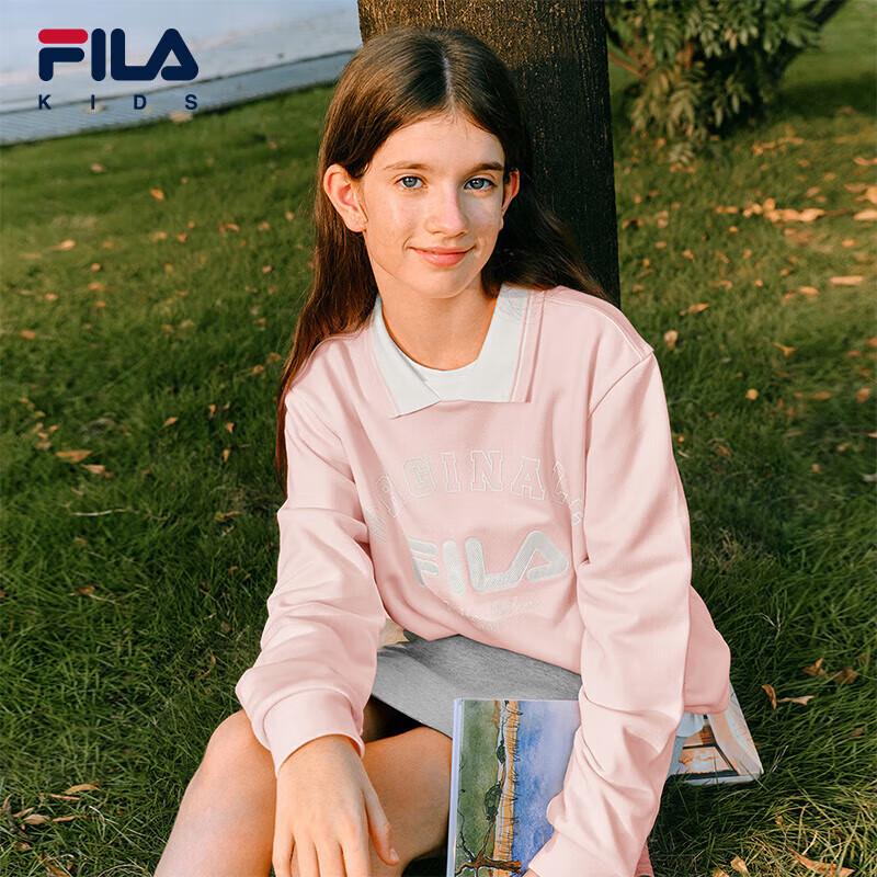 FILA Kids  Fleece-Lined Pullover Sweatshirt 120