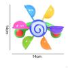 Baby Shower Windmill Toy Whirling Waterfall Rotating Colorful Waterwheel Bath Time for