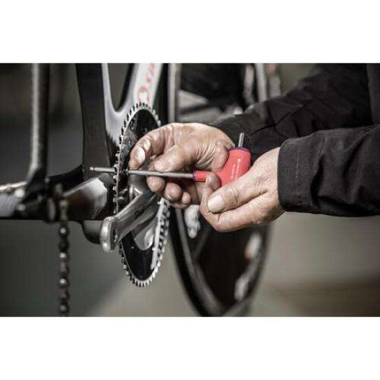 PB SWISS TOOLS Cross Handle Ball Head Hex Wrench 1208-4-150 (Long)