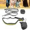 Dog  ing Waist Pack Leash   Reflective Elastic Hands   Dog Leash for Running Walking Hiking