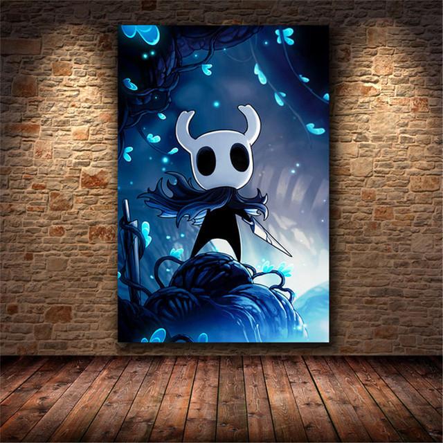 Hollow Knight Electronic Game Poster Home Decoration Painting Children's Anime Game Print Canvas Wall Living Room