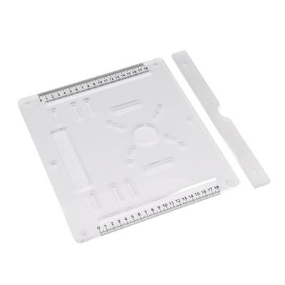 Clear Wood Milling Flip Board Transparent Router Table Insert Plate Acrylic Base Plate  Woodworking