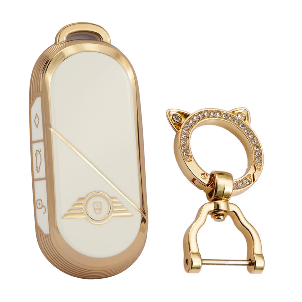 KUNIO Mini Silicone Key Case Key Holder Key Cover Stylish белый