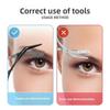 Metal Texture Eyebrow Scissors Built-in Comb Grooming Tool New Eyebrow Trimmer  Creating Eyebrows