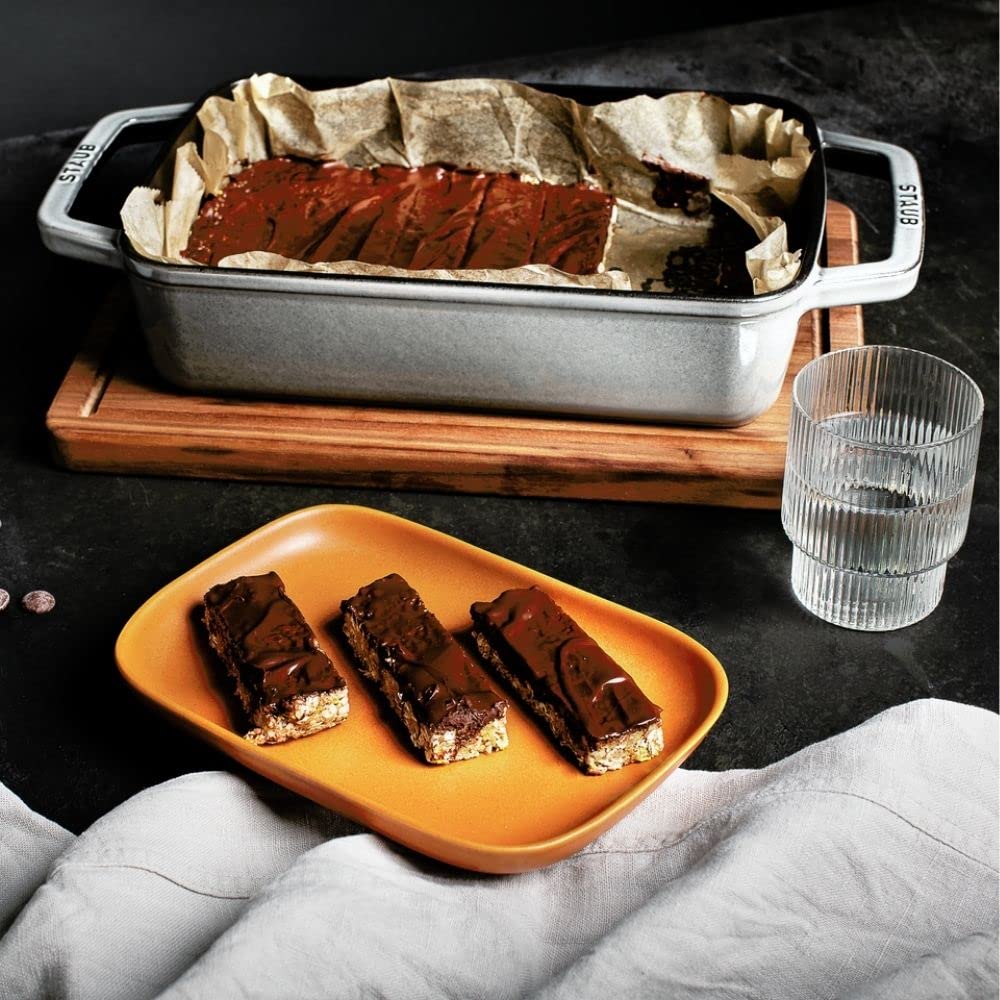 Staub Small Baker 30cm Gray Gratin Induction Compatible Japanese Small Baker Dish, Enamel, [Official Product] 40510-324