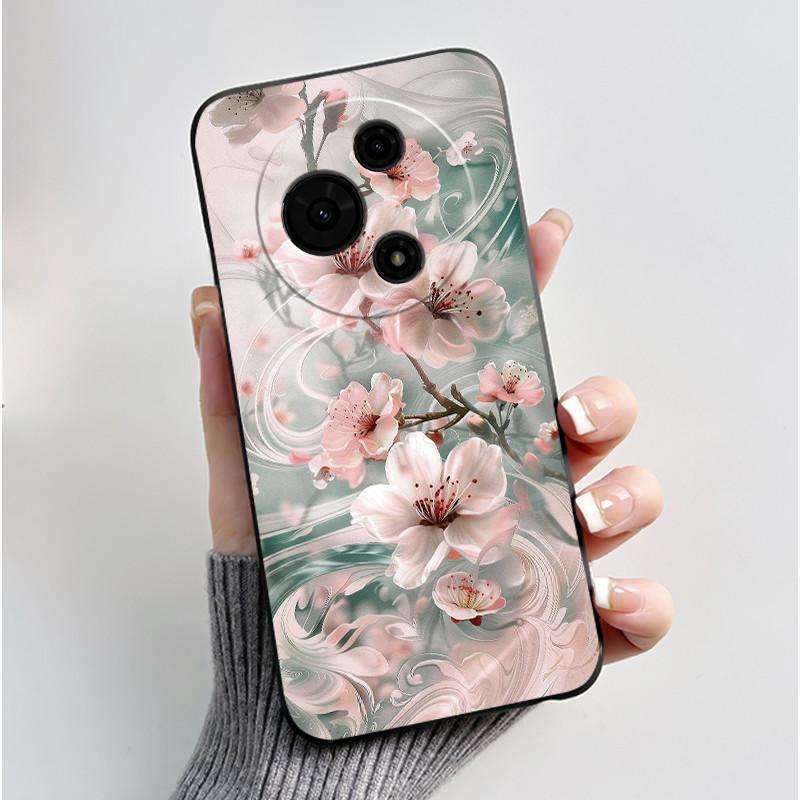 Casing For TCL 60 SE 605 / TCL 60 / TCL 60R 5G Phone Case Aesthetic Cute Cat Astronaut Soft Silicone Black Protective Back Cover