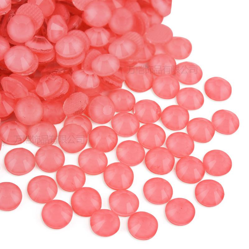 Imitation Glass Hot Diamond Rhinestone, Hot Melt Adhesive Bottom Protein Porcelain White Diy Crystal Beauty Clothing Accessories