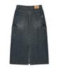 Wacky Willy Women'S Denim Long Cargo Skirt Blue