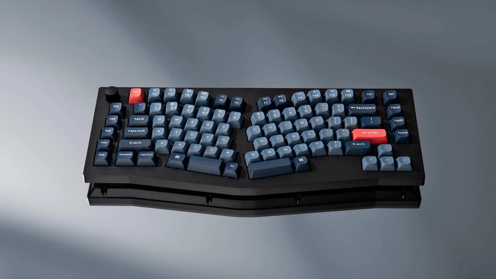 Keychron - V10 Max QMK/VIA Wireless Custom Mechanical Keyboard - Mechanical Keyboard Barebone Knob None