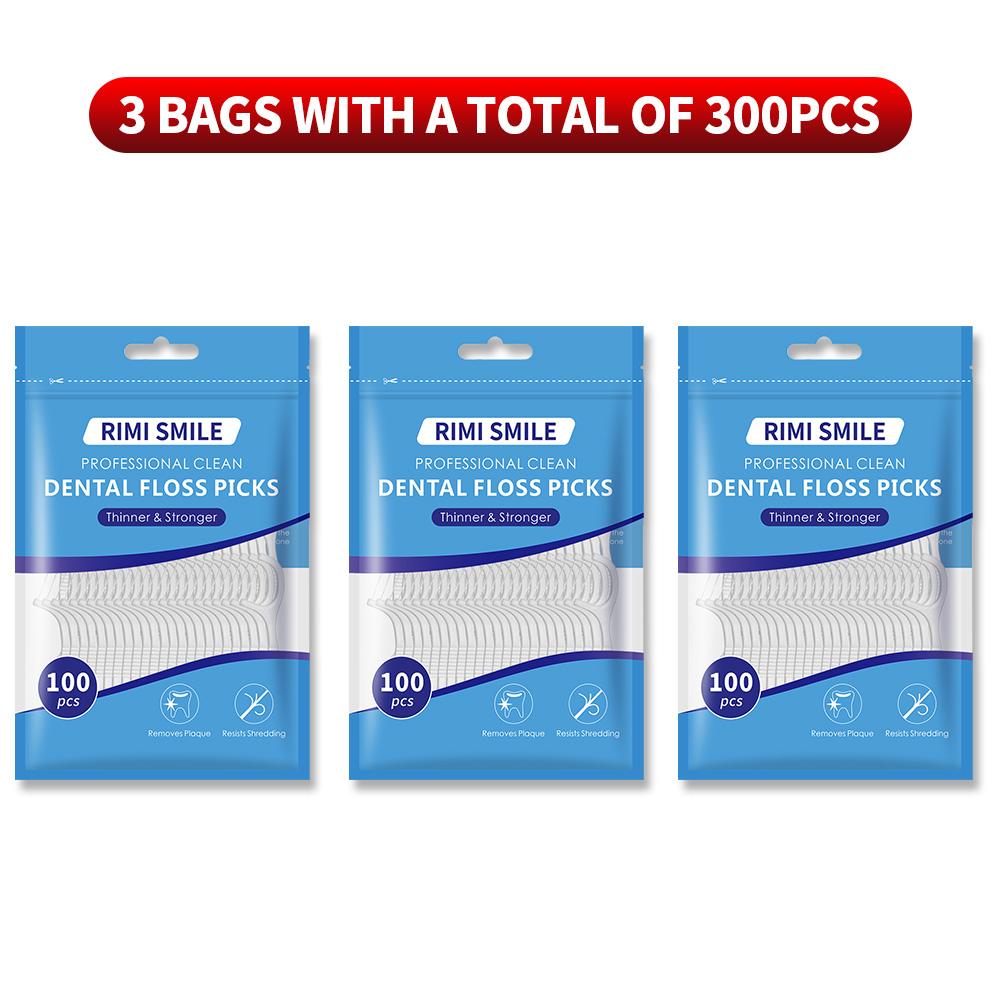 600 Stück/300 Stück/100 Stück/50 Stück/30 Stück - Zahnseidenstäbchen - Interdentalreinigungswerkzeug