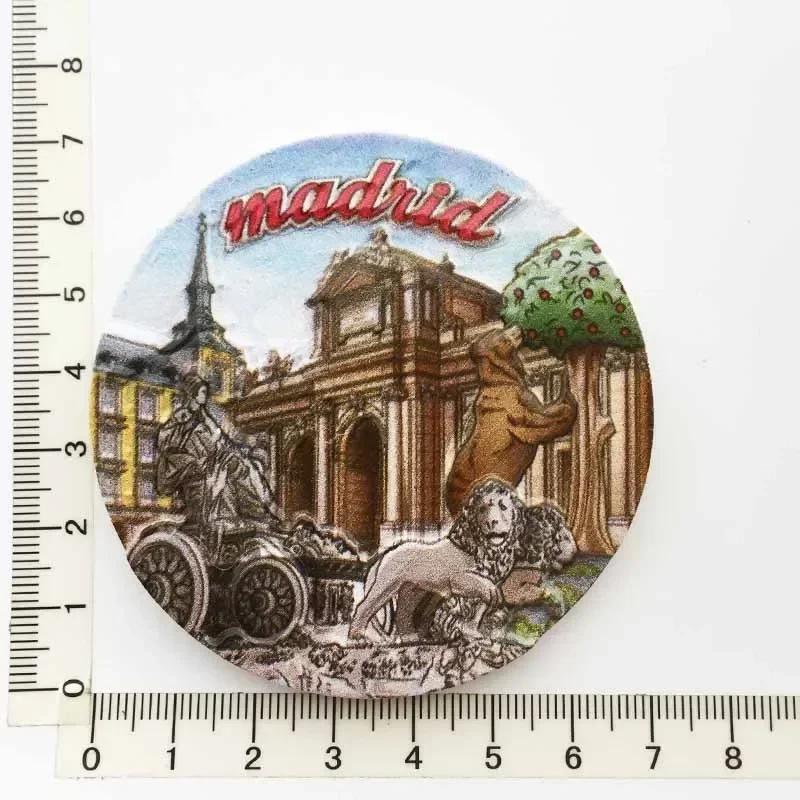 Spanien Madrid Kühlschrankmagnete Touristensouvenir Cordobam Barcelona Sevilla Toledo Magnetische Kühlschrankaufkleber Sammlung Geschenke