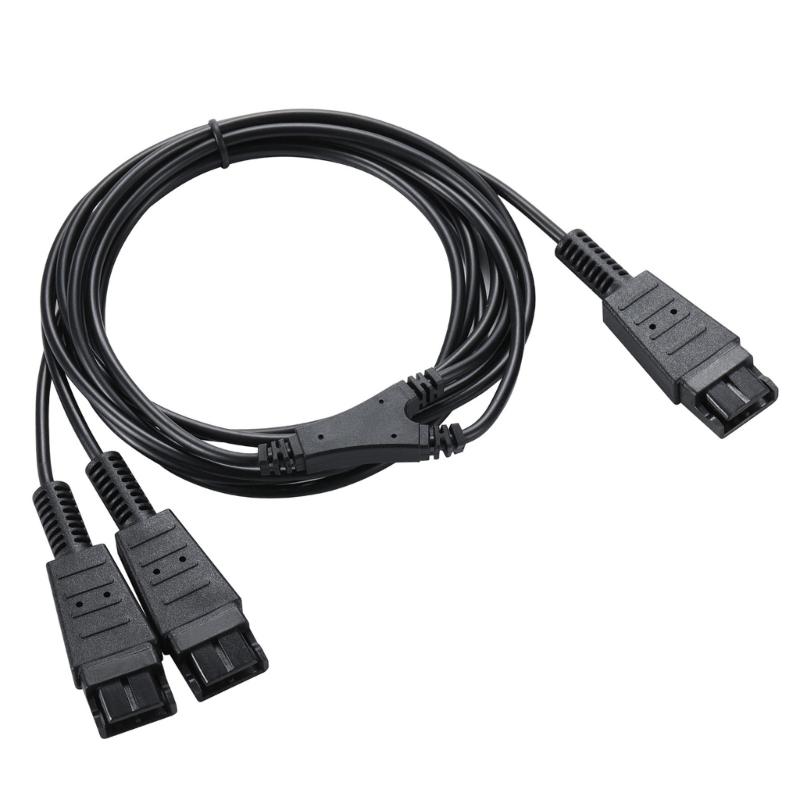 

Quick Disconnect QD to 2QD Cable Y Type Earphone Cable Connect Two Devices Simultaneously 1