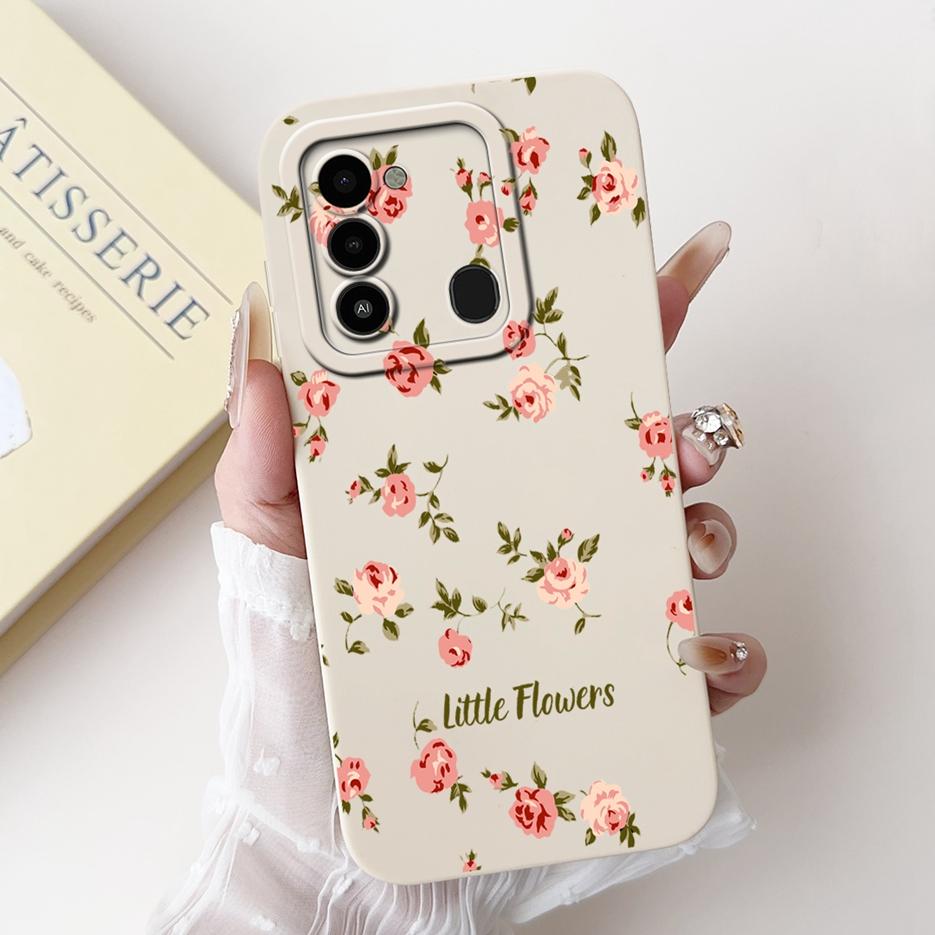 For Tecno Spark 8C Case KG5k KG5j KG5n Luxury Candy Painted Cover Soft TPU Shell For Tecno Spark Go 2022 KG5 Spark8C Phone Cases