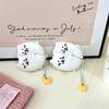 Hug the bear for airpods4 apple bluetooth wireless headset cover 1/2/3 generation pro2 silicone creative woman