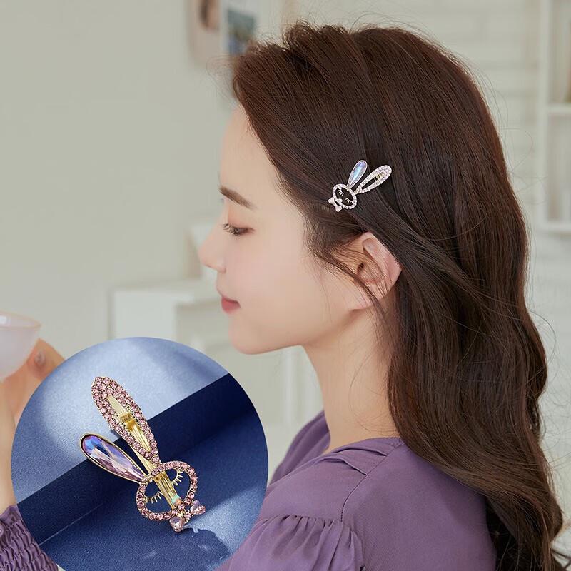 CHIMERA Rabbit Rhinestone Side Hair Clip