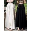 Summer Women Chinese Traditional Pants Lady Comfortable Baggy Wide Leg Straight Leg Trousers Fashion Slacks