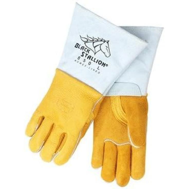 Black Stallion Premium Grain Elkskin Welding Gloves - X-Large