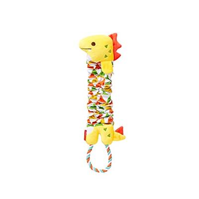 Bonbi Dinosaur Long Plush Dog Toy