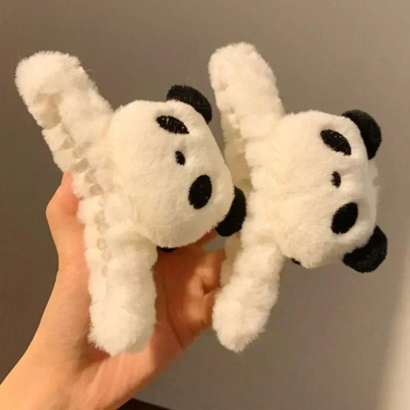 Fashion Warm Panda Doll Hair Clip Red Panda Headband Zoo Hair Clip Children's Hairs Clips Women Hair Accessories Creative Gifts