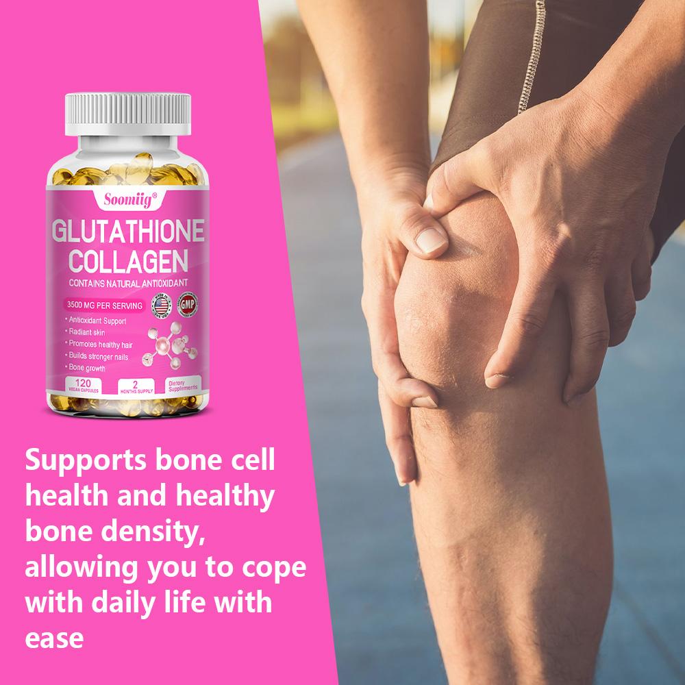 Glutathione Collagen Antioxidant Anti-Aging Whitening 120 Capsules