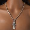 Mjolnir Pendant Necklace Stainless Steel Viking Thor Hammer Norse Mythology Gothic Jewelry Black Gift