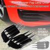 For Volkswagen VW Golf 6 MK6 VI GTI GTD R R20 2008-13 Front Bumper Fog Lamp Grille Spoiler Fog Light Eyebrow Eye Wind Knife Trim
