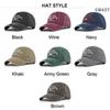 Hat Youth Baseball Letter Embroidered Retro Duck Tongue Hat Washed Old Hat Sun