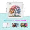 5D DIY Partial Special Shaped Drill Diamond Painting Kit Plant Decor30x30cm