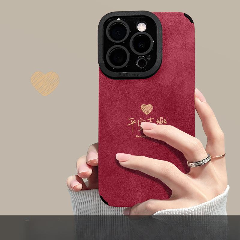 Bransoletki All Things Love Są Odpowiednie do Etui na Telefon Komórkowy Apple 16pro 15 Styl Narodowy 14 Futro 13 Silikonowe Odporne na Upadki X