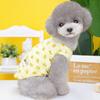 Breathable Pet Cat Clothes Small Dog Pomeranian Bi Bear Teddy Dog Vest Anti-hair Loss Summer Thin