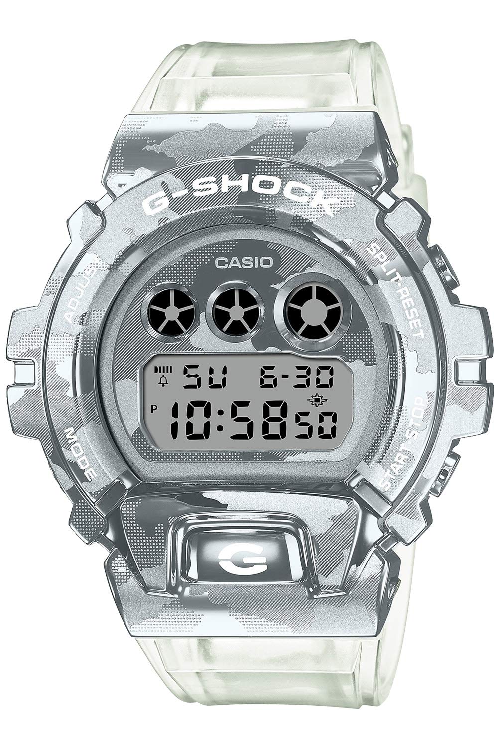 

[Casio] Часы G-Shock [Отечественный оригинальный продукт] Серия Skeleton Camouflage GM-6900SCM-1JF Мужские прозрачные