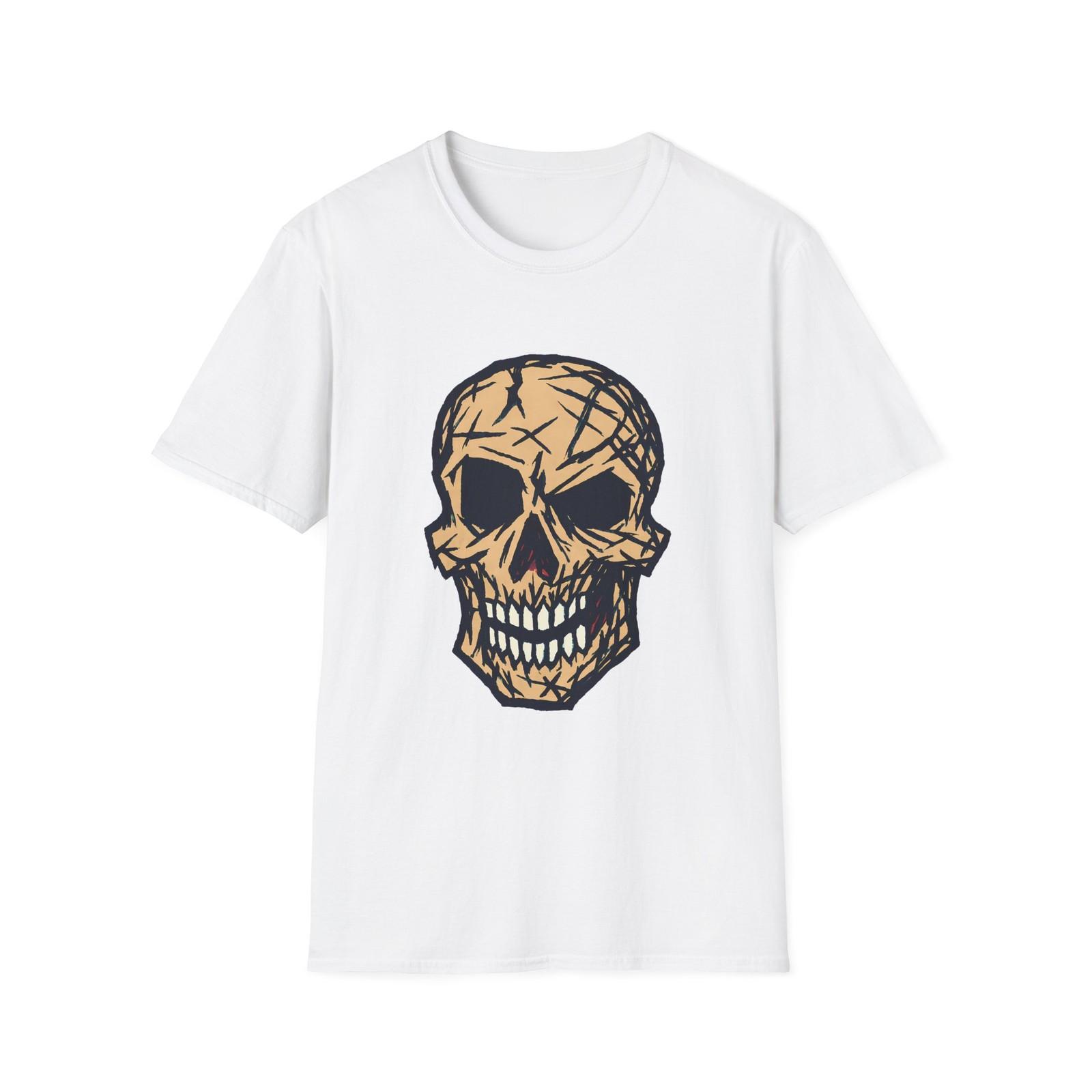 Unisex Softstyle T-Shirt Skull Gothic Horror S