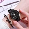 New Fashion Personalized Minimalist Butterfly Digital Belt Quartz Watch Set Women's Fluorescent Watch Student Watch