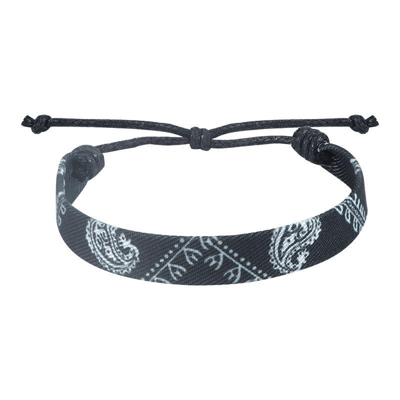 Этнический стиль Многоцветный Плетеный вручную Браслет, вдохновленный арабским головным платком