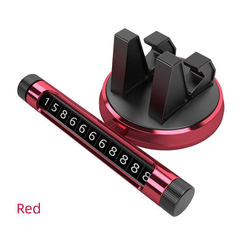 Temporary Parking Sign Rotatable Hidden Bracket Red