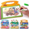Magical Water Painting Book Toddler Early Education Toys Reusable Magic Drawing Coloring Book for Kids Children Montessori Toys