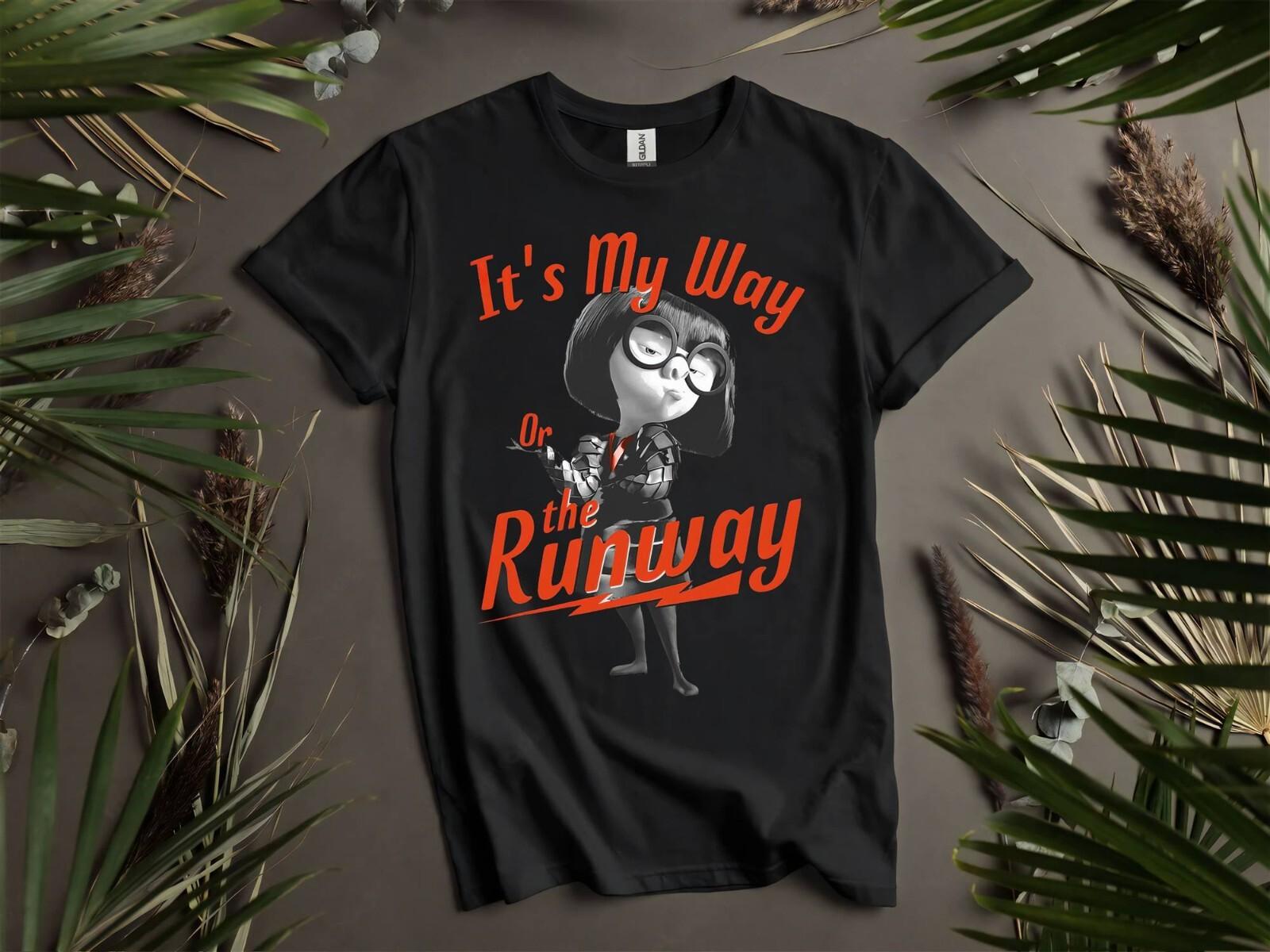 Funny Disney Edna Mode Runway T-shirt T shirt Men Women Unisex Tshirt K472 S