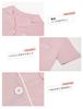 Yoimira Summer Loungewear Short Sleeve Top and Bottom Pink Women's Set, Open-Front Pajamas, Cotton, Stylish,