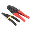 Ratchet Wire Crimping Tool Kit Stainless Steel Wire Stripper with Automatic Release Device and