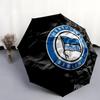 1 PC Automatic Folding Umbrella - Hertha BSC Custom Name Pattern, Portable & Foldable Design with 8 Ribs, Christmas Birthday Gifts