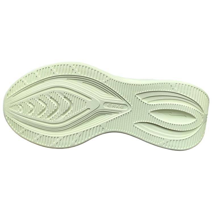 Hongxing Erke Comfortable Versatile Wear-Resistant Non-Slip Low-Top Casual Running Shoes Women Sneakers White Green 12125203380-002