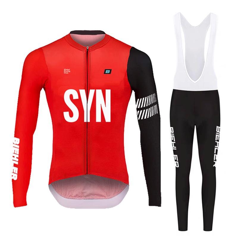 Bicycle Long-sleeved Top Set Road Bike Thin Men's Autumn and Winter Overalls 2026 Autumn Breathable Suit Cycling Suit