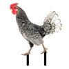 Realistic Acrylic Animal Yard Stake, 2D Flat Chicken Goose Bird Bunny Garden Sign for Pathway, Patio, Lawn Outdoor