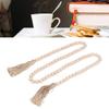 16mm Bead Size Prayer Beads With Tassels Decorative Beads Rustic Wood Bead Garland  For Tiered Tray
