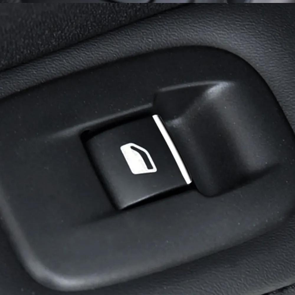 For Peugeot 2008 3008 301 308 408 508 Citroen C4L C-QUATRE C5 Accessories 7Pcs Car Window Lift Button Sticker Sequin Trim