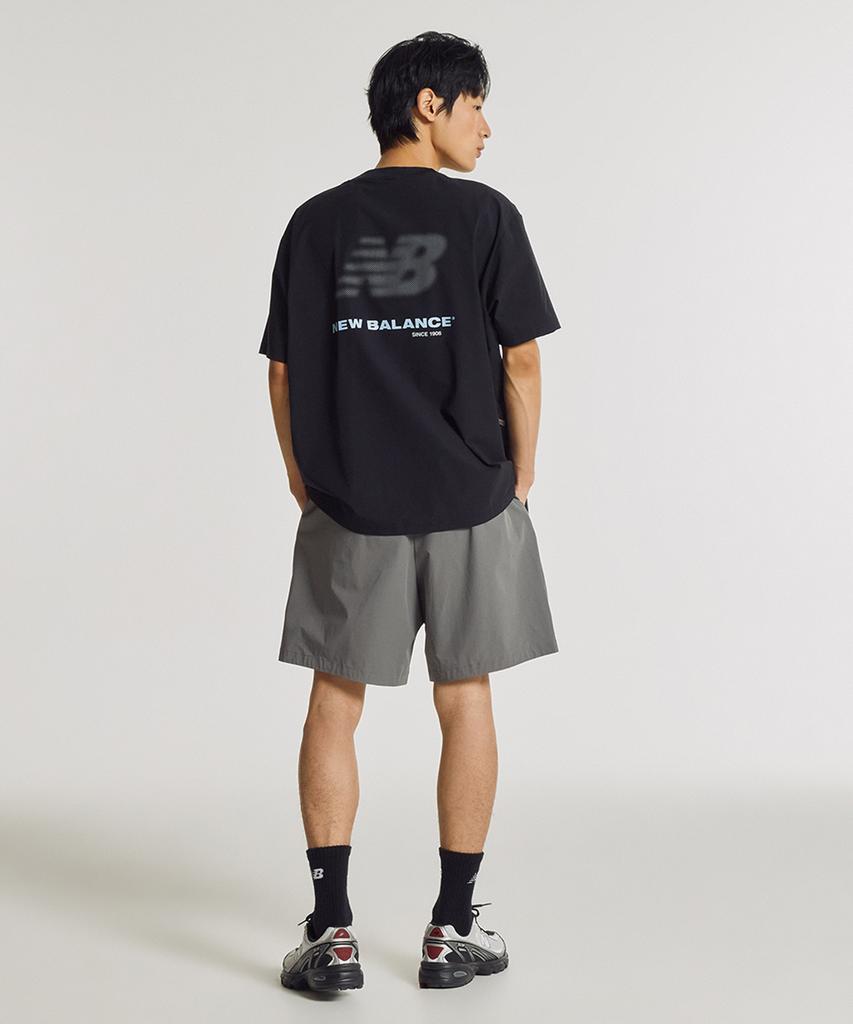 Nyuballanseu Nbneg31623 / Uni Frozen Essential Woven Short Sleeve Tee (Black)