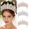 Eye-Catching Rhinestones Bridal Hairband Pearls Bride Crowns Wedding Stylish Bridal Crowns for Wedding Party