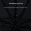 Red Leaf Automatic UV Protection Travel Umbrella